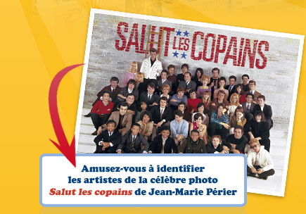 Amusez-vous à identifier les artistes sur la célèbre photo Salut les copains de Jean-Marie Périer